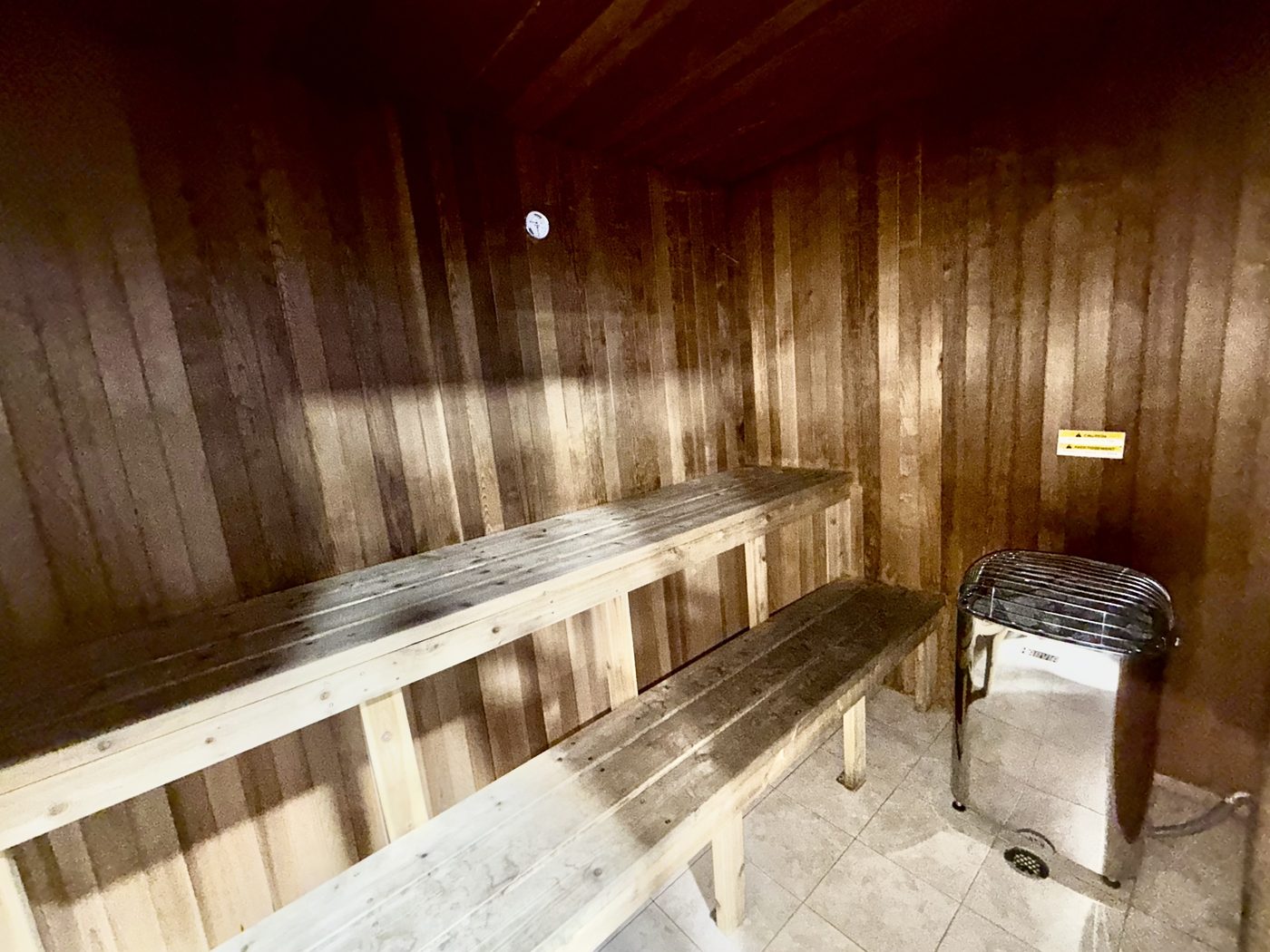 The sauna at Renzo Gracie Jiu Jitsu Academy Milford
